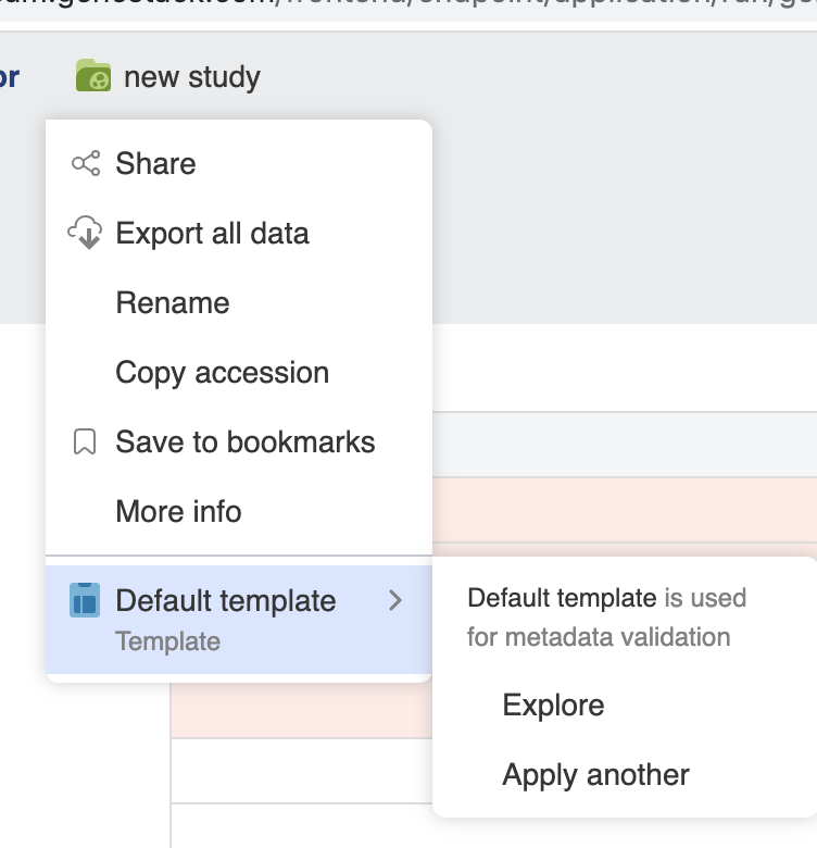 Metadata Editor - User documentation