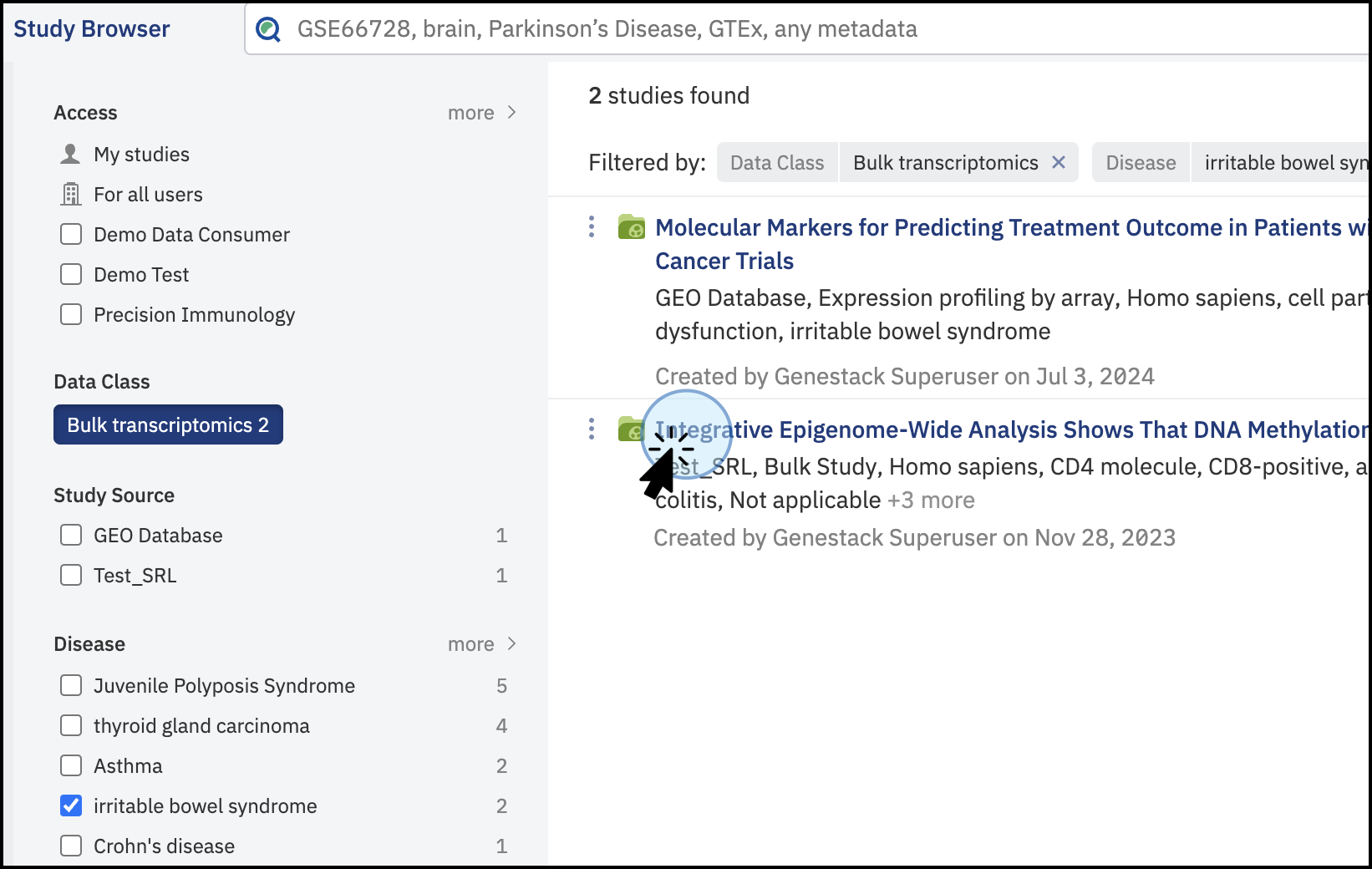 Data Consumer - User documentation